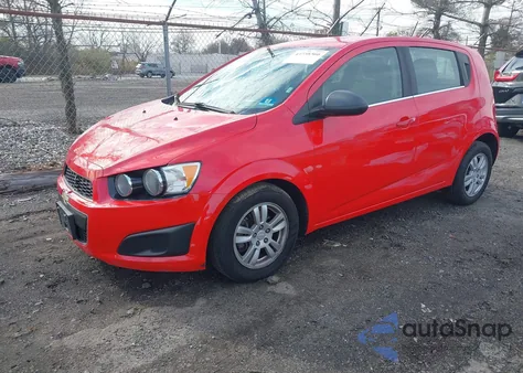 2015 Chevrolet Sonic Lt Auto из США, поврежденный, VIN 1G1JC6SGXF4194667